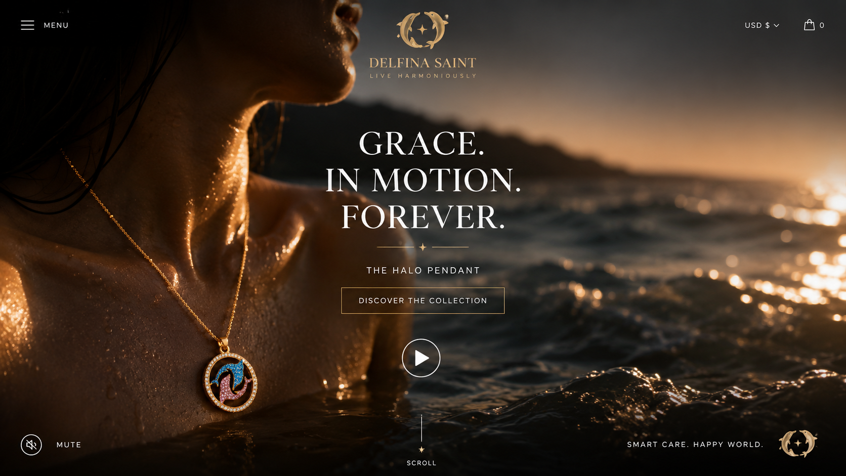 Grace in Motion — The Halo Pendant